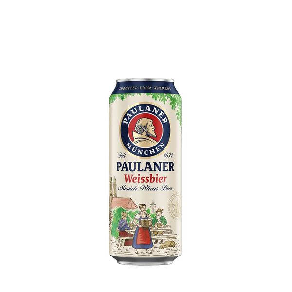 Cerveja Alemã Paulaner Hefe-weiss Lata 500ml