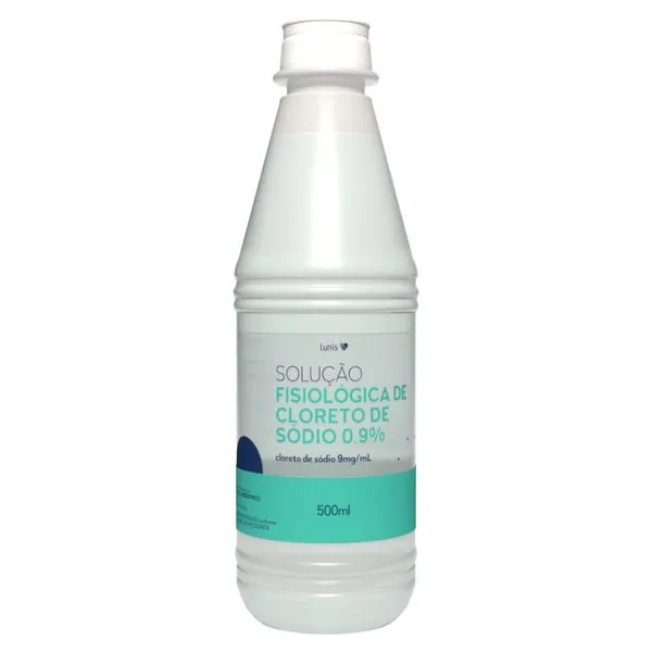 Solucao Fisiologica Cloreto De Sodio A 0,9% Lunis 500ml