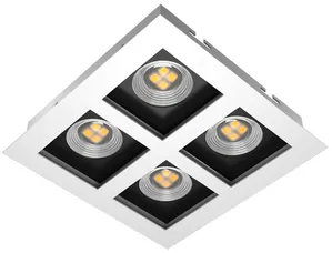 Spot de embutir par16 4 luzes gu10 bcm - ptm ORLUCE