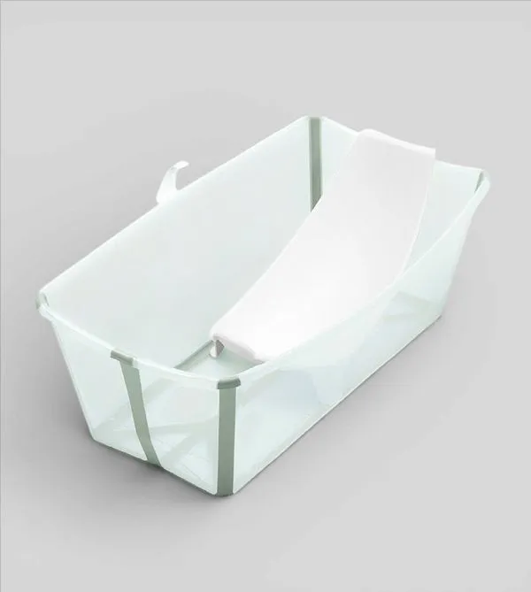 Banheira Flexível Com Apoio Recém Nascido Green Stokke Green