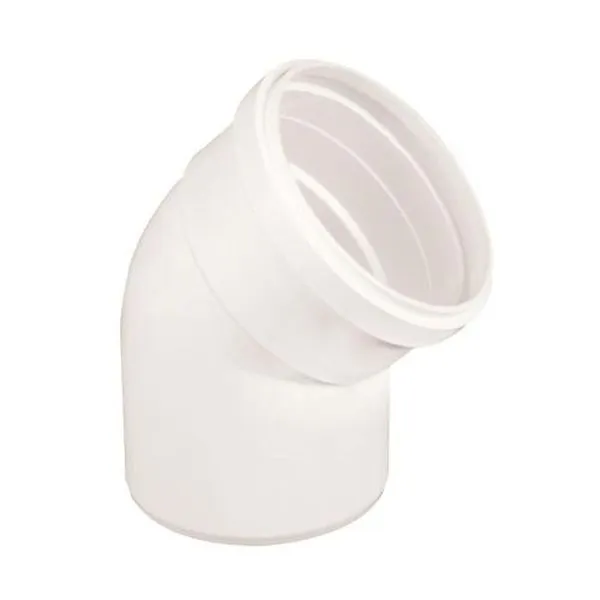 Joelho para Esgoto 45 graus 150mm Plástico Alta Resistência para Tubulação e Drenagem Corr Plastik Joelho para Esgoto 45 graus 150mm Plástico para Sistemas de Tubulação e Drenagem Corr Plastik