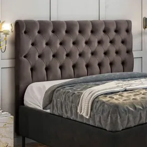 Cabeceira King Size 195cm JS Cristal | Chocolate