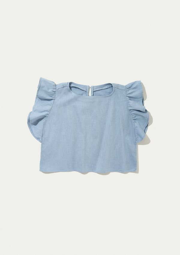 Blusa Infantil Menina Com Liocel - Azul 004