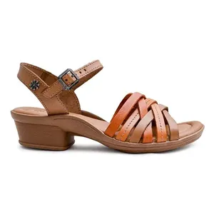 Sandália Salto New Face Âmbar Color Mix Feminina 37