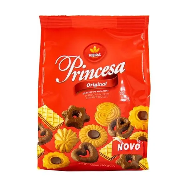 Biscoito Vieira Princesa Assorted 200g BISCOITO VIEIRA 200G PRINCESA ASSORTED