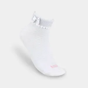 Meia Infantil Bibi Mini Branca Cano Curto 23/25