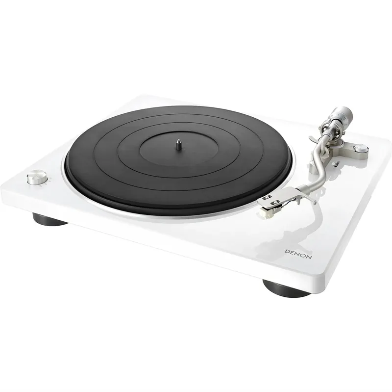 Denon DP-400 Stereo Toca Discos ( Branco )