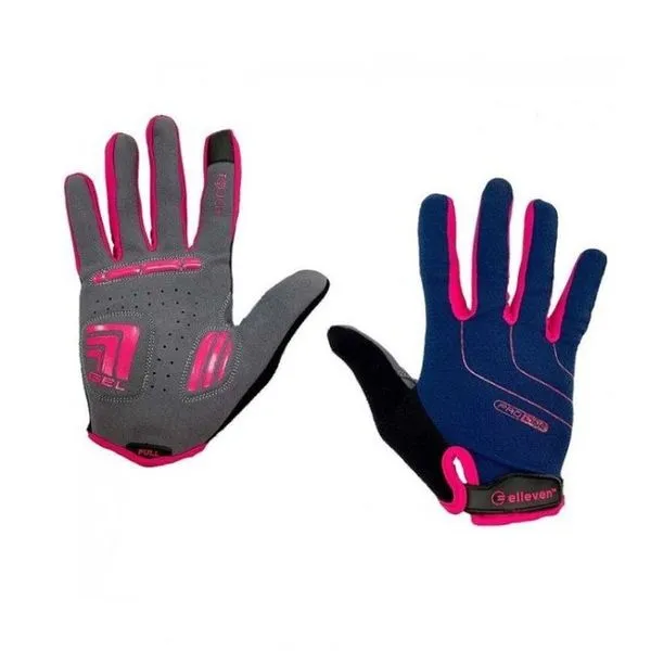 Luva Elleven Longa Azul Rosa M