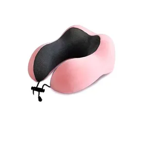 Almofada Travesseiro de Pescoço Almofada Viagem em Espuma Viscoelástica Altura 14CM com Fecho Ajustável Rosa Almofada Travesseiro de Pescoço Almofada Viagem em Espuma Viscoelástica Altura 14CM Rosa