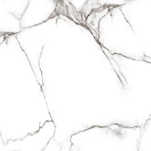 Piso Semigres Gran Calacata Branco Polido Tipo A 80x80cm Retificado 2,62m² Rochamaxx