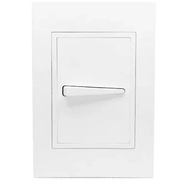 Conjunto Tomada Interruptor Simples Horizontal 4x2 - RVB-1000/2 - RAVENNA