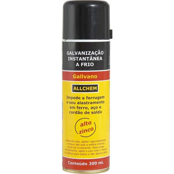 Composto para galvanização a frio spray 300 ml - ALLCHEM