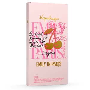 Tablete Recheado Cereja Emily In Paris 90G
