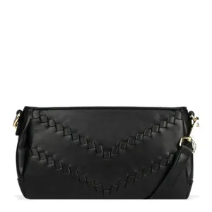 Bolsa Tiracolo Feminina Moderna Dia a Dia Le Postiche Preto