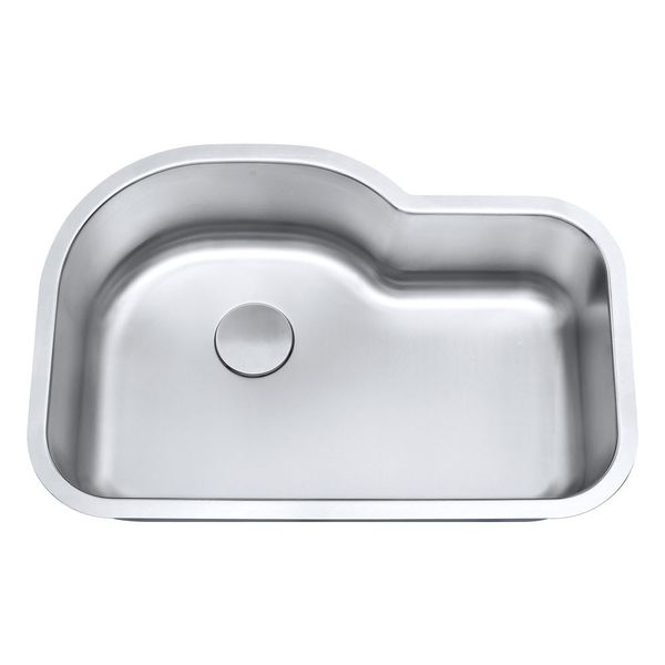 Cuba De Cozinha De Aço Inox 1mm Escovado C103 80x53,7x22,9 Cm Prata