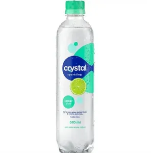 Água Crystal Sparkling com Gás Limão Pet 510ml 92721 - Femsa