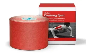 Bandagem Adesiva Vitaltape Kinesiology Sports 5cm X 5m Vermelho 1 Unidade