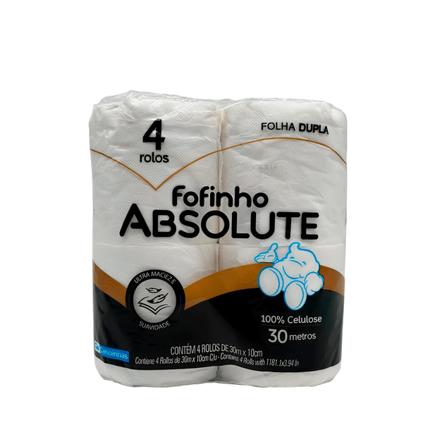 Papel Higiênico Folha Dupla Fofinho 30m
