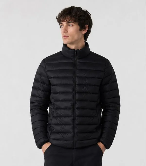 Jaqueta Masculina Puffer Em Poliamida All Free Preto GG