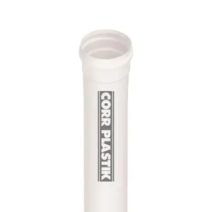 Tubo de Esgoto 40mm para Sistemas de Drenagem em Plástico de Alta Resistência Corr Plastik Tubo de Esgoto 40mm para Instalação Residencial em Plástico Resistente Corr Plastik