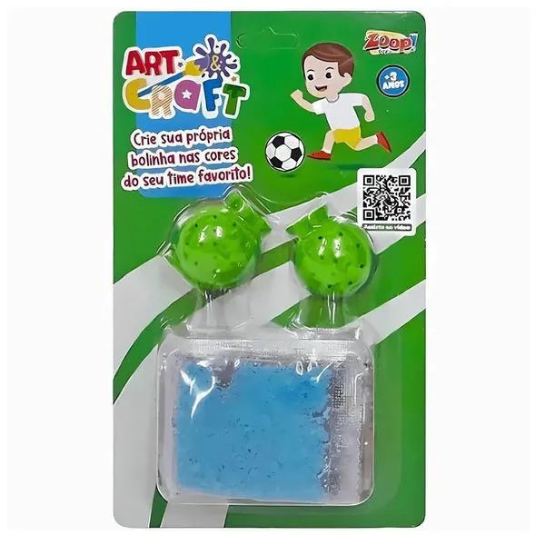 Brinquedo Infantil Bola Mágica Menino Art e Craft para Criar Bolas pula-pula com Flocos Coloridos Zoop Toys Brinquedo Infantil Bola Mágica Menino Art e Craft para Montar Bolas pula-pula com Molde Zoop Toys