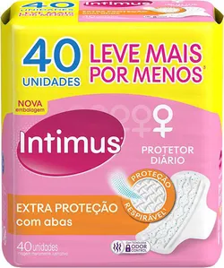 Protetor Diário Intimus Days com Abas 40 Unidades