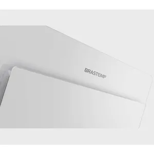 Coifa de Parede Brastemp 80 cm branca com design icônico e alta sucção - GAV80AB