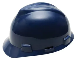 Capacete Aba Frontal com Suspensão de Tecido MSA Capacete V-Gard azul marinho - 'MAS