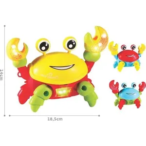 Brinquedo Educativo Caranguejo Divertido com Luz e Som para Bebê a Partir de 12 Meses Toy Mix Brinquedo Caranguejo Divertido com Luz e Som para Bebê Toy Mix