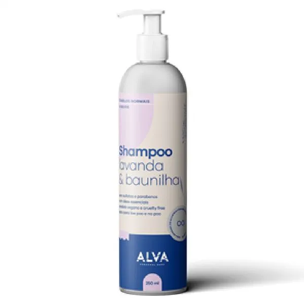 Shampoo Lavanda E Baunilha Alva 250ml