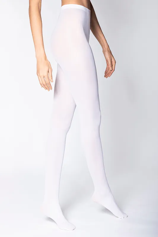 Meia-calça Opaca Fio 40 Tamanho: M | Cor: Branco Antartida