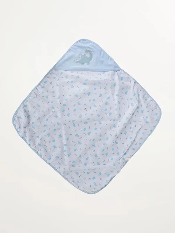 Toalha Infantil Para Bebê - Azul U