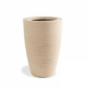 Vaso Cone Grafiato Vasap 45cm Areia (MP)