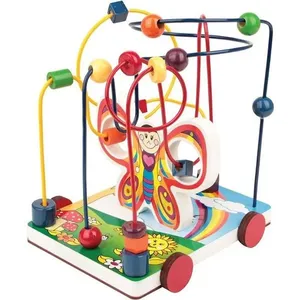 Brinquedo Pedagógico Borboleta Aramada com 3 Circuitos e 19 Peças Coloridas Carlu Brinquedos Brinquedo Pedagógico Borboleta Aramada 3 Circuitos 19 Peças Carlu
