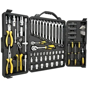 Kit Multiferramentas para Mecânicos 110 Peças STMT81243-LA em Aço Cromo Vanádio com Maleta Stanley Kit Multiferramentas para Mecânicos 110 Peças STMT81243-LA com Maleta Organizada Stanley