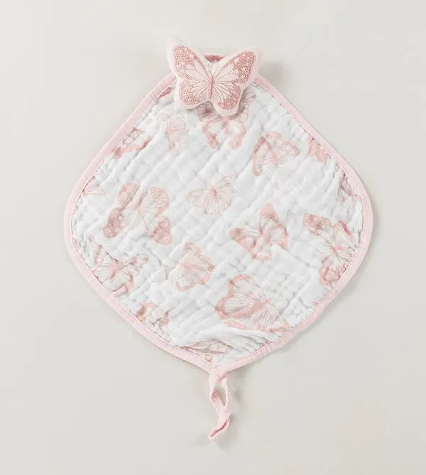 Naninha Soft com Pelúcia 30 x 30cm Família Borboleta