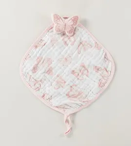 Naninha Soft com Pelúcia 30 x 30cm Família Borboleta