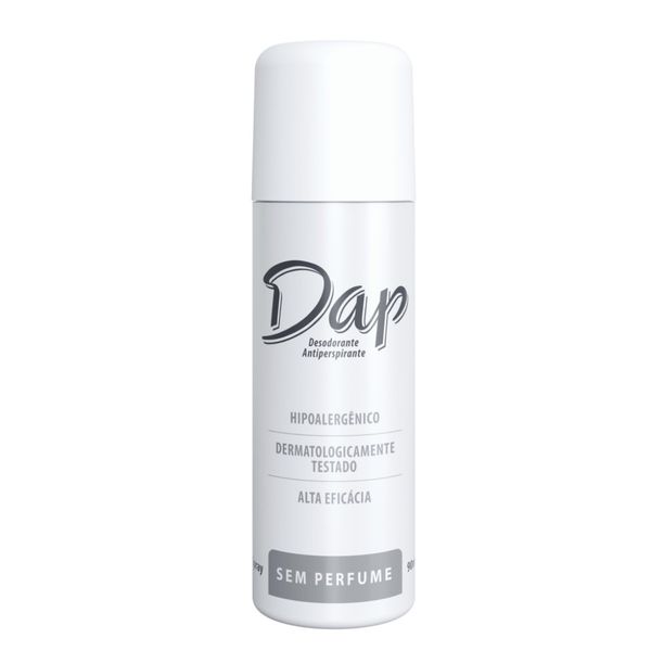 Desodorante Antiperspirante Spray Dap Sem Perfume 90ml