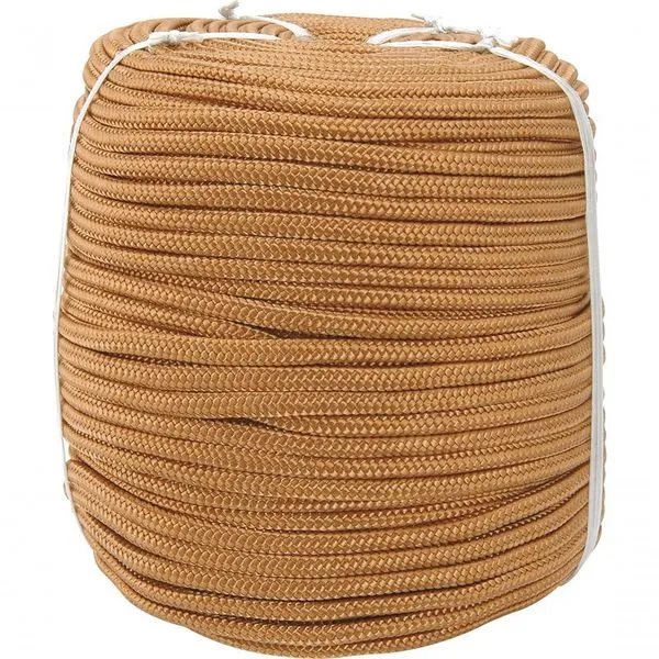 Corda Trançada 8,0mm 6,1kg 165m Ouro Po Vonder
