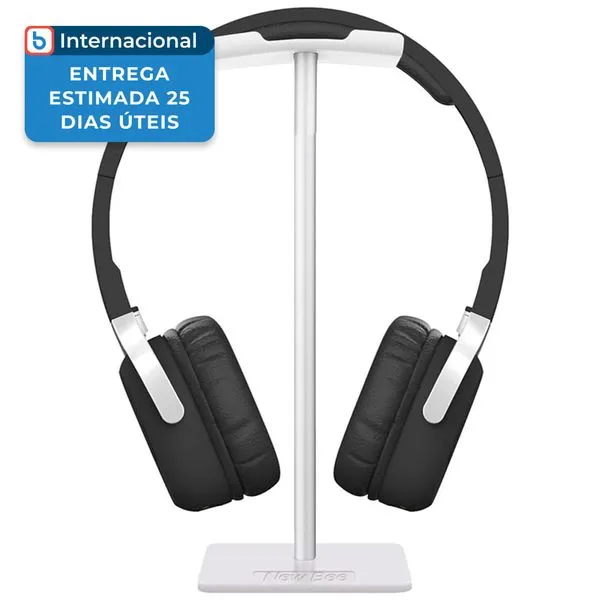 Suporte Para Headphone Bee Em Alumínio Branco A-MBI