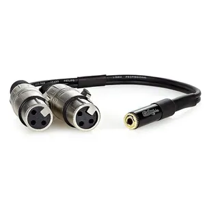 Cabo Adaptador P2 Fêmea para 2 XLR Femea 10 MT