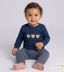 Conjunto Ursinhos Marinho - M