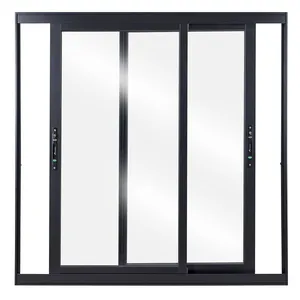 Janela 2 Folhas Moveis Sem Grade Vidro Liso 120X120 Preto Topsul Esquadrisul