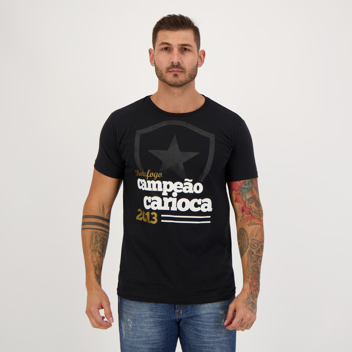 Camisa Botafogo Campeão Carioca Preta