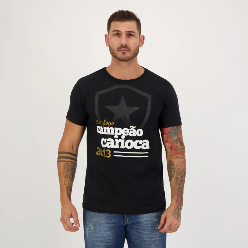 Camisa Botafogo Campeão Carioca Preta