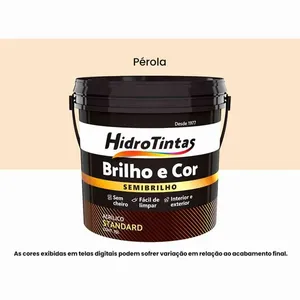 Tinta Acrílica Hidrotintas Standard Semibrilho 15L Brilho E Cor Pérola (MP)