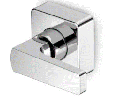 Acabamento de Registro Escuadra Base Reforma 1/2" 3/4" 1" Cromado Roca