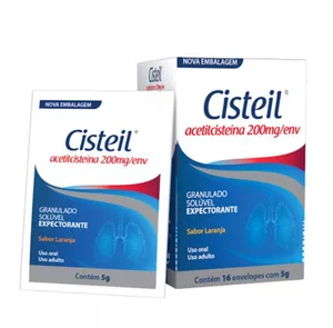 Acetilcisteína 200mg 16 Envases - Cisteil