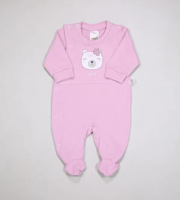 Macacão Bear - 5661 Rosa - P