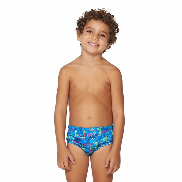 Sunga Slip Infantil Dinossauro Dinossauro - 4